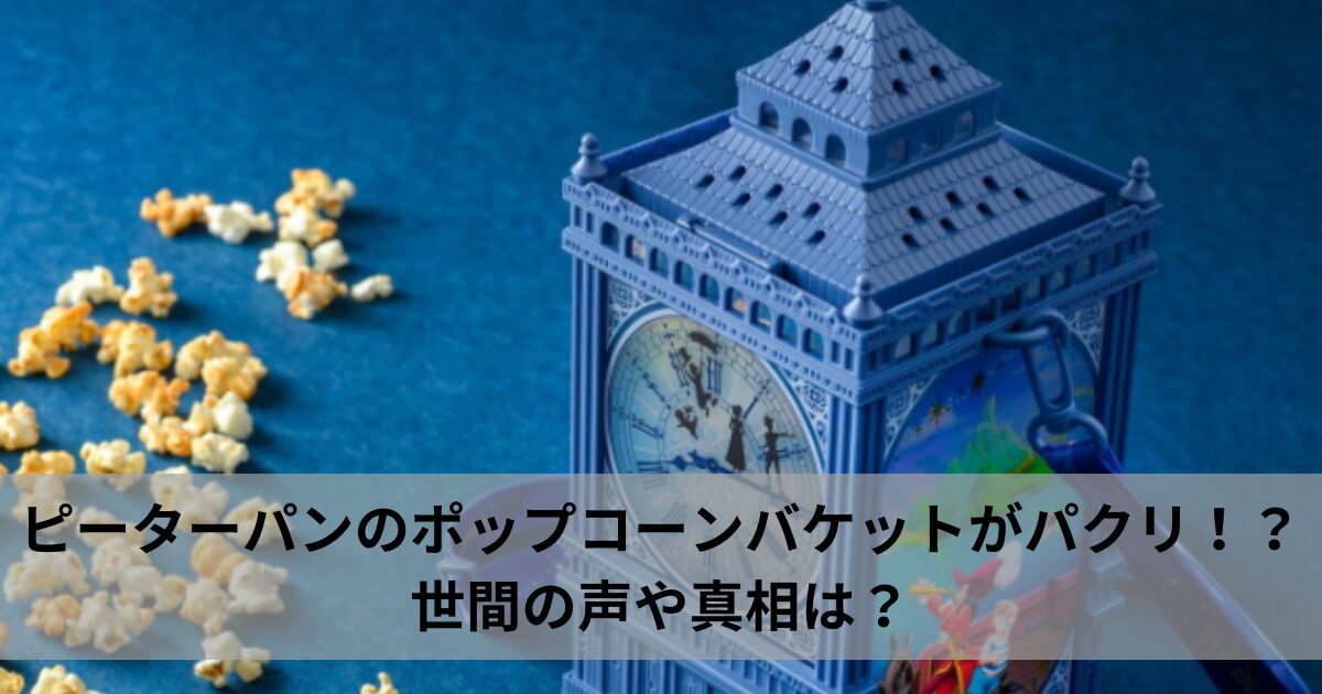 ディズニー　ピーターパン　ポップコーンバケット ディズニー ピーターパン ポップコーンバケット ディズニー ピーター